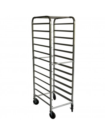 Rack/Tray/Pan Trolley Aluminium for 660x460x1753mm sheet pan 12 tier | TurcoBazaar ALRK12