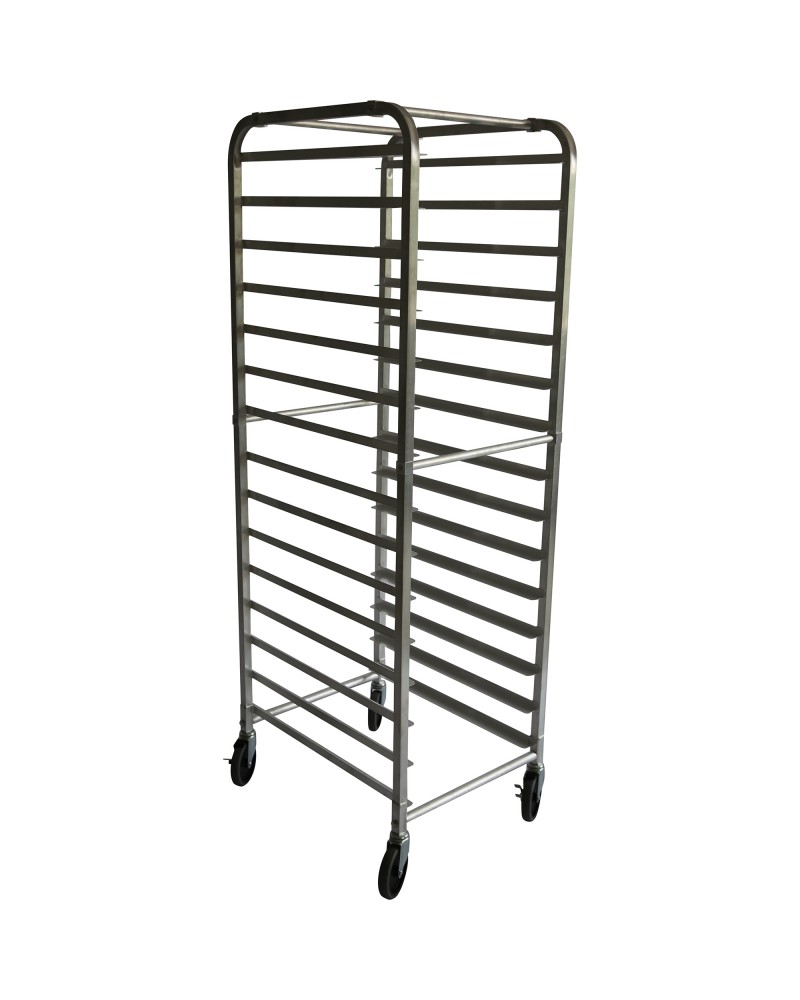 Rack/Tray/Pan Trolley Aluminium for 660x460x1753mm sheet pan 15 tier | TurcoBazaar ALRK15 Rack/Tray/Pan Trolley Aluminium for 660x460x1753mm sheet pan 15 tier | TurcoBazaar ALRK15