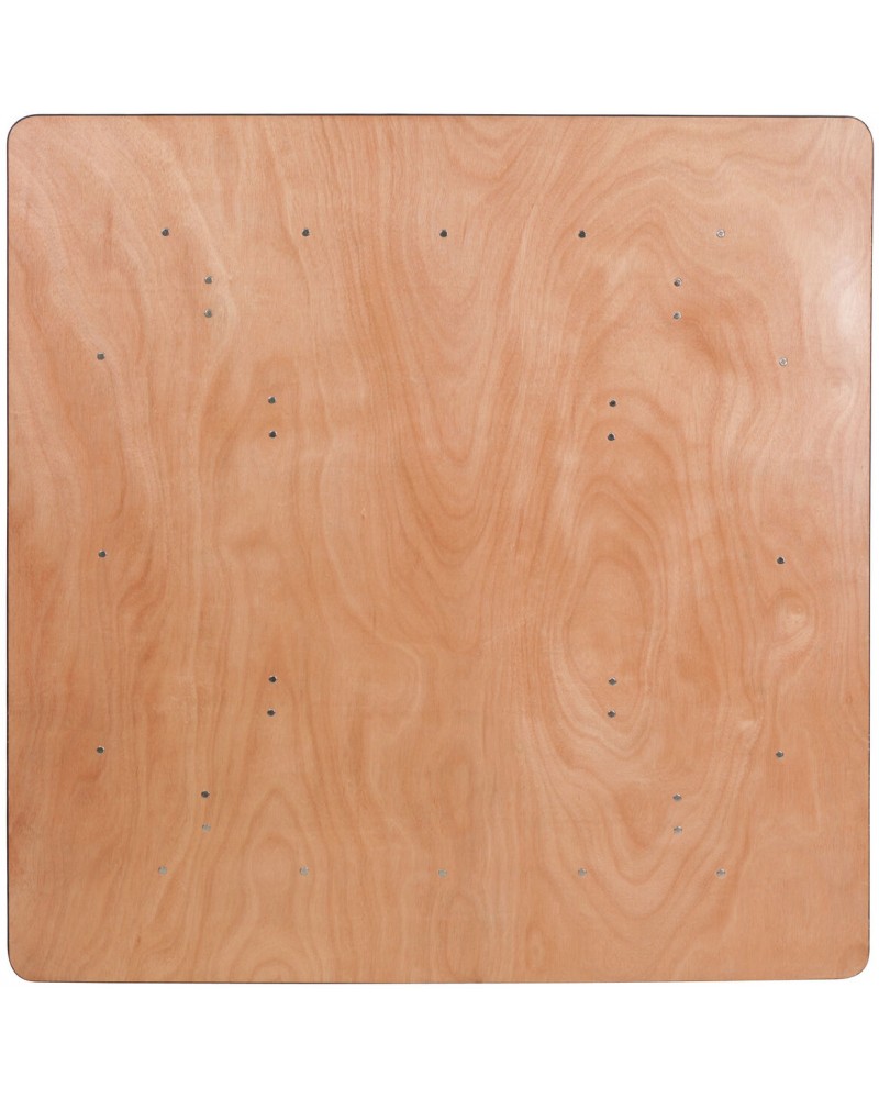 Square Folding Banquet Catering Table Plywood 1525x1525x760mm | TurcoBazaar AX516