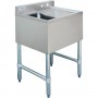 Commercial Bar sink 1 bowl Left 643x477x838mm | TurcoBazaar BAR1B24R