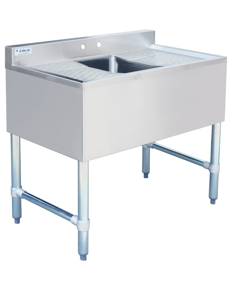 Commercial Bar sink 1 bowl Middle 914x477x838mm | TurcoBazaar BAR1B36LR