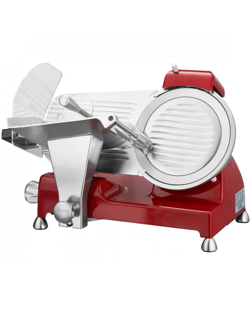 Commercial Meat slicer 8''/220mm Aluminium Coated Red | TurcoBazaar BF220ROUGE