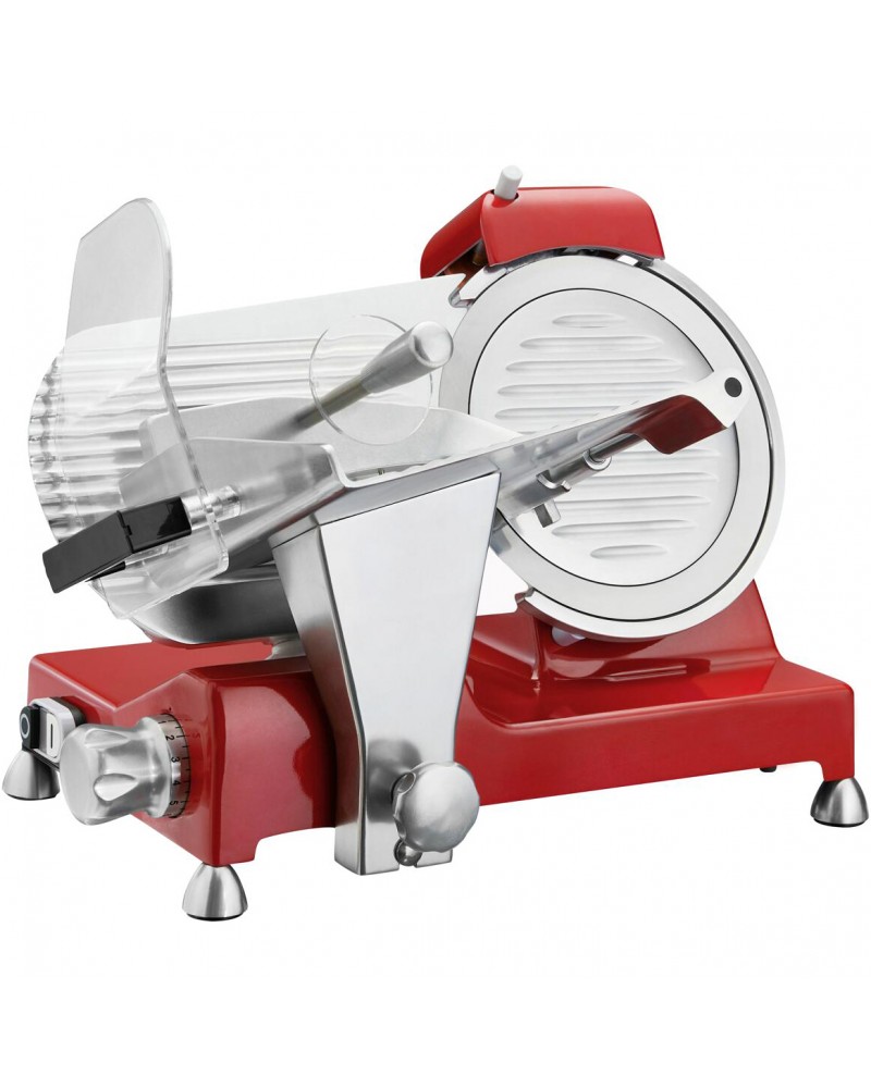 Commercial Meat slicer 8''/220mm Aluminium Coated Red | TurcoBazaar BF220ROUGE