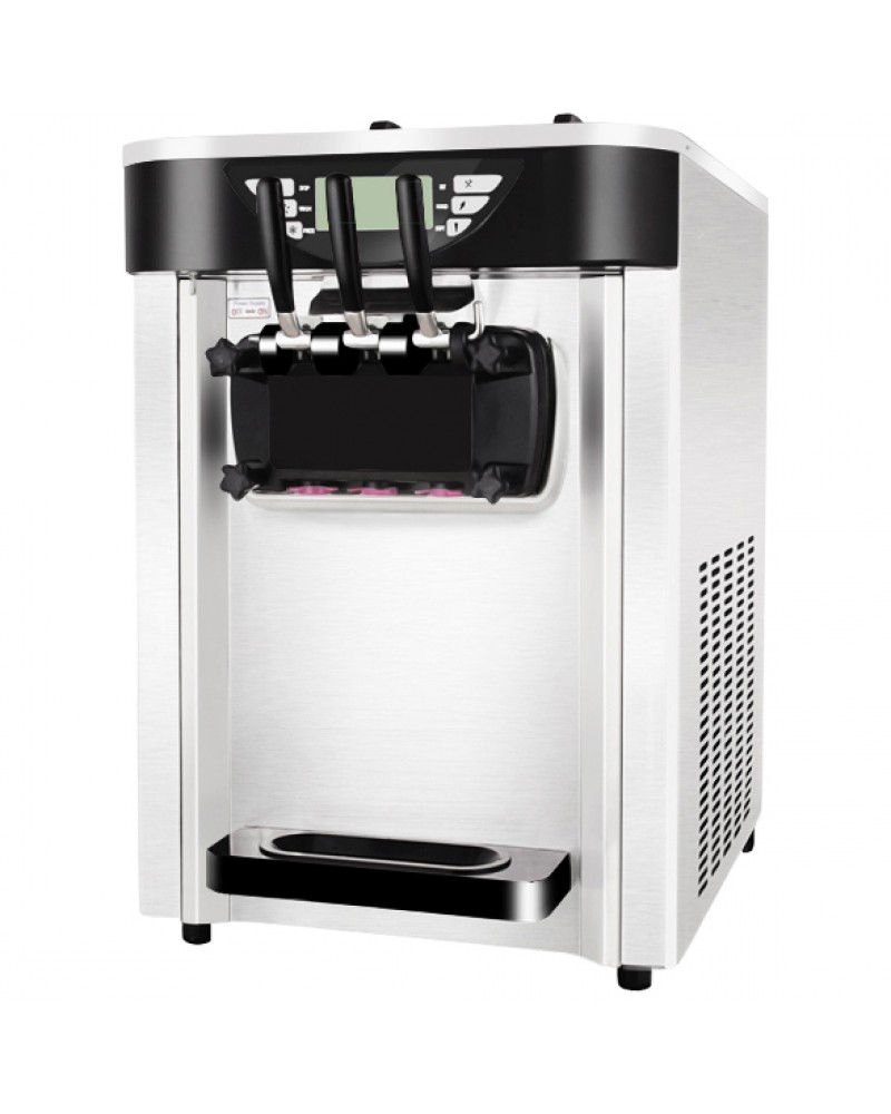 Three Flavour Soft Serve Ice Cream & Frozen Yoghurt Machine with Air Pump Function 18-20L/H | TurcoBazaar BJH219SE Three Flavour Soft Serve Ice Cream & Frozen Yoghurt Machine with Air Pump Function 18-20L/H | TurcoBazaar BJH219SE