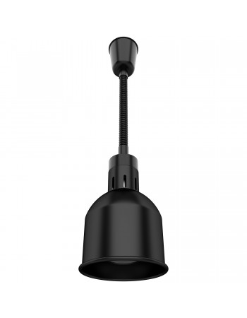 Single Head Hanging Warming Lamp Infrared Food Warmer Ø170×261mm Black Finish | TurcoBazaar BL1209