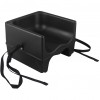 Sturdy Baby Table Booster Seat with Belt Black Stackable | TurcoBazaar BSB24