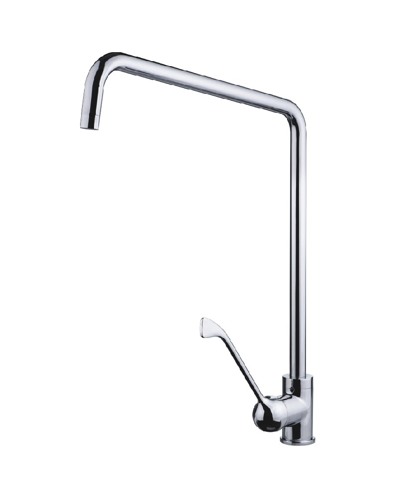 Tall Lever-Handle Mixer Tap with High Swivel Spout Chrome | TurcoBazaar BXF204