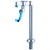 8" Pedestal Push-Back Single Glass Filler Faucet with Instant Shut-Off | TurcoBazaar BXF228