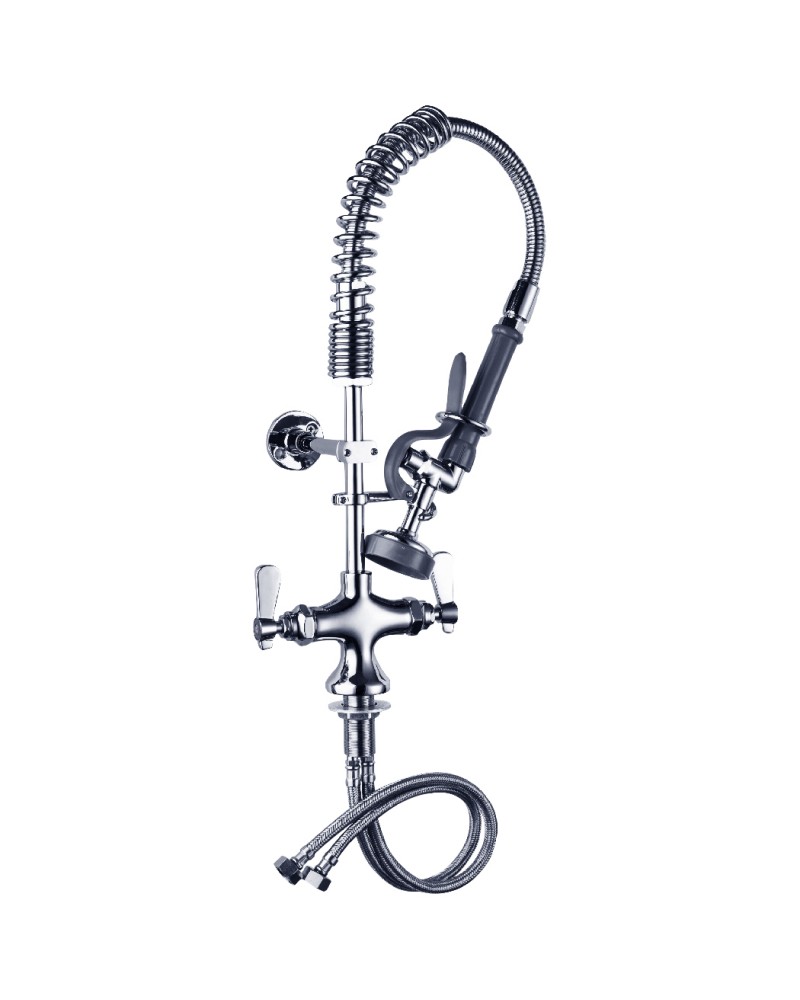 Deck-Mounted Commercial Pre-Rinse Unit with 22" Hose & Spray Valve | TurcoBazaar BXF242
