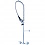 8" Center Wall Mounted Pre-Rinse Unit with 18" Riser & 44" Hose & Spray Valve Chrome | TurcoBazaar BXF246
