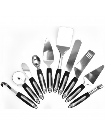 10 Piece Essential Cooking Utensil Kit Stainless Steel | TurcoBazaar C0080A 10 Piece Essential Cooking Utensil Kit Stainless Steel | TurcoBazaar C0080A