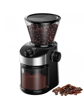 Commercial Flat Burr Coffee Grinder 150W with 240g Bean Hopper Black | TurcoBazaar CG836B Commercial Flat Burr Coffee Grinder 150W with 240g Bean Hopper Black | TurcoBazaar CG836B