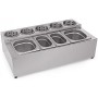 Commercial Condiment & Cutlery Holder including pans |  CH004