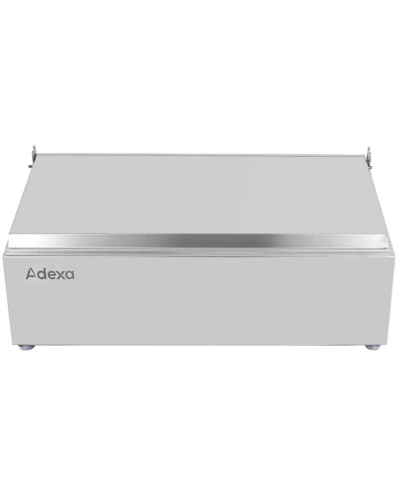 Commercial Condiment Holder with lid including 3xGN1/6-100mm containers Stainless steel |  CHD03AFL