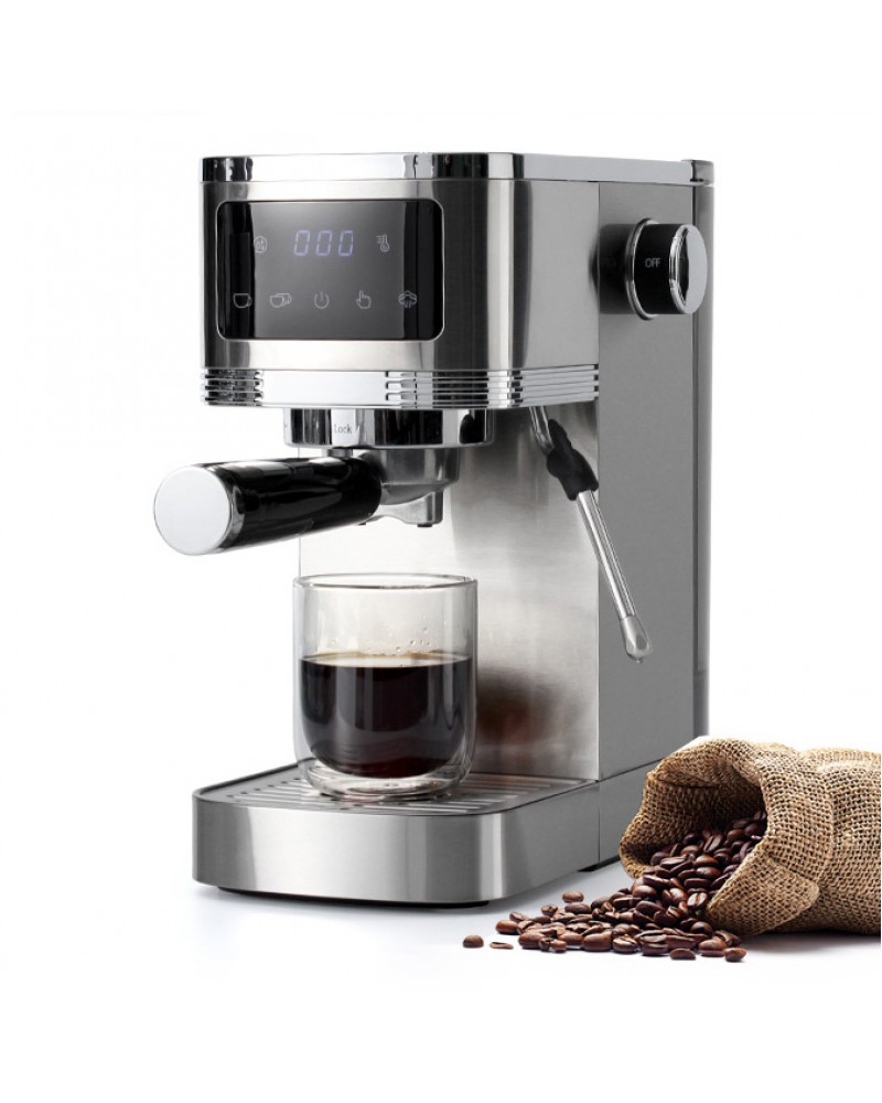 Commercial Espresso Coffee Machine 1350W 20 Bar Stainless Steel | TurcoBazaar CM1661