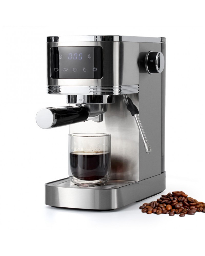 Commercial Espresso Coffee Machine 1350W 20 Bar Stainless Steel | TurcoBazaar CM1661