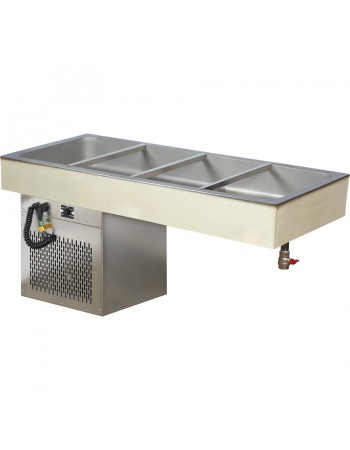 Commercial Cold buffet Drop-in 4xGN1/1 1434x620x650mm | TurcoBazaar CSG4