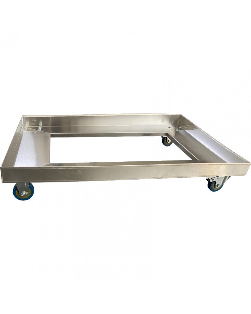 Stainless Steel Cart for 600x400mm Dough Box | TurcoBazaar DBC6040