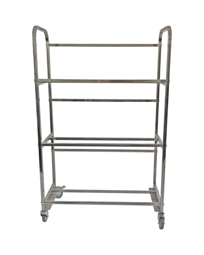Commercial Drip Dry Trolley for Dishwasher baskets Stainless steel 30 baskets 1070x470x1705mm | TurcoBazaar DDT30 Commercial Drip Dry Trolley for Dishwasher baskets Stainless steel 30 baskets 1070x470x1705mm | TurcoBazaar DDT30