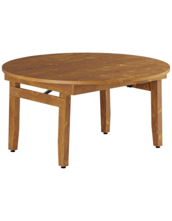 Vineyard Folding Catering Table Round 6ft Pine Wood 1800x760mm | TurcoBazaar DGW003272R