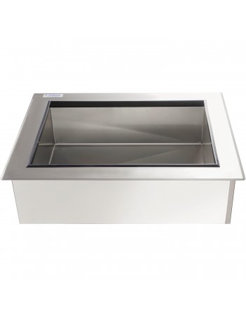 Drop-in Food Well Ice cooled Stainless steel 2xGN1/1 | TurcoBazaar DIICFW22634