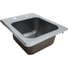 Drop-in Sink 1 bowl Stainless steel | TurcoBazaar DIS1DB090905