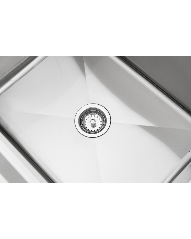 Commercial Double Pot Wash Sink Stainless steel 2 bowls Splashback 1410x600x900mm | TurcoBazaar DPSD600X1410