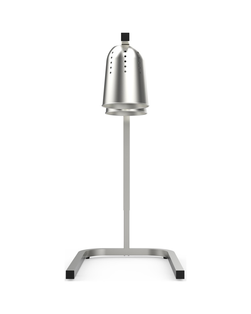 Double Head Freestanding Warming Lamp Infrared Food Warmer 470×360×759mm Silver Finish | TurcoBazaar DS570