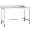 Professional Work table Stainless steel No bottom shelf Upstand 2000x600x965mm | TurcoBazaar DW6200