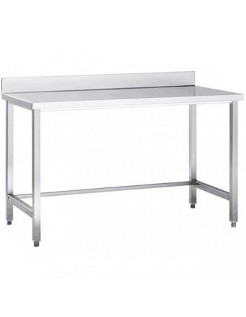 Professional Work table Stainless steel No bottom shelf Upstand 2000x600x965mm | TurcoBazaar DW6200