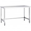 Professional Work Table Stainless Steel 1200x600x965mm | TurcoBazaar DW6120WO