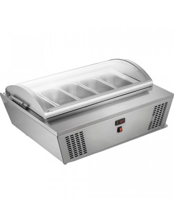 Professional Gelato & Ice Cream Serving Display Counter 85 litres Stainless Steel | TurcoBazaar DW675