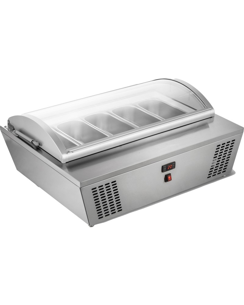 Professional Gelato & Ice Cream Serving Display Counter 85 litres Stainless Steel | TurcoBazaar DW675 Professional Gelato & Ice Cream Serving Display Counter 85 litres Stainless Steel | TurcoBazaar DW675