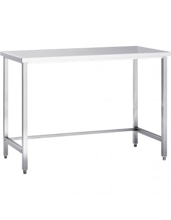 Professional Work Table Stainless Steel 1200x700x965mm | TurcoBazaar DW7120WO