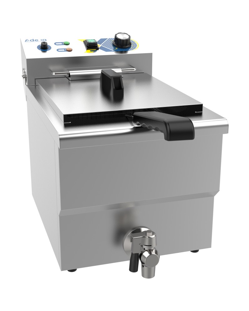 Commercial Electric Deep Fryer Countertop Single Tank 12.2L 299×510×390mm | TurcoBazaar EF121VW