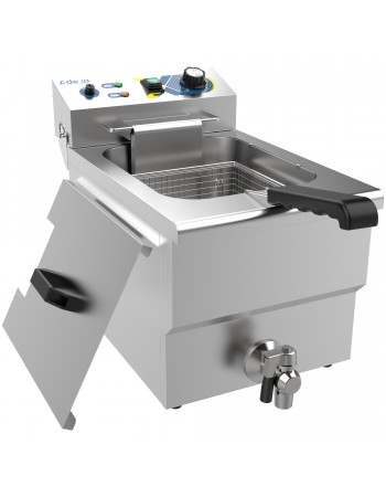 Commercial Electric Deep Fryer Countertop Single Tank 12.2L 299×510×390mm | TurcoBazaar EF121VW