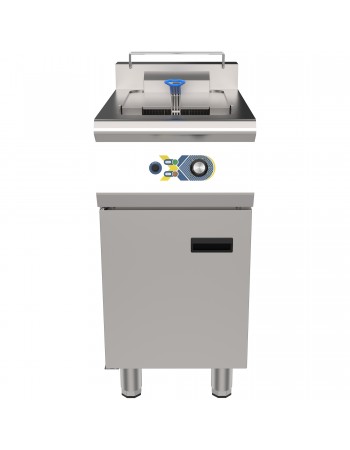 Commercial Electric Deep Fryer Floor-Standing Single Tank 25L 400×700×964mm | TurcoBazaar EF21L Commercial Electric Deep Fryer Floor-Standing Single Tank 25L 400×700×964mm | TurcoBazaar EF21L
