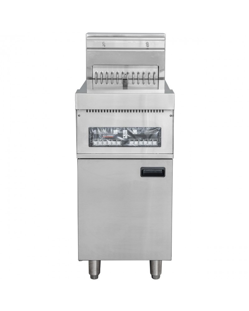 Professional Free Standing Electric Fryer Single Tank 28L 400x800x1100 mm | TurcoBazaar EF9C Professional Free Standing Electric Fryer Single Tank 28L 400x800x1100 mm | TurcoBazaar EF9C