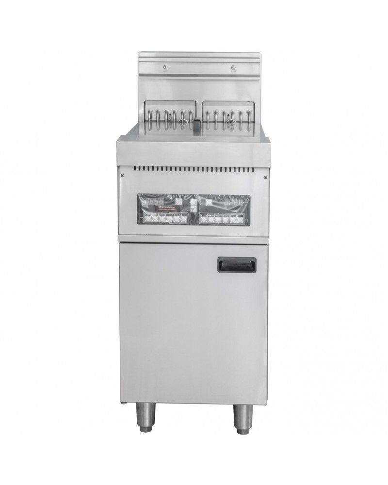 Professional Free Standing Electric Fryer Double Tank 2 x 14L 400x800x1100 mm | TurcoBazaar EF9C2 Professional Free Standing Electric Fryer Double Tank 2 x 14L 400x800x1100 mm | TurcoBazaar EF9C2