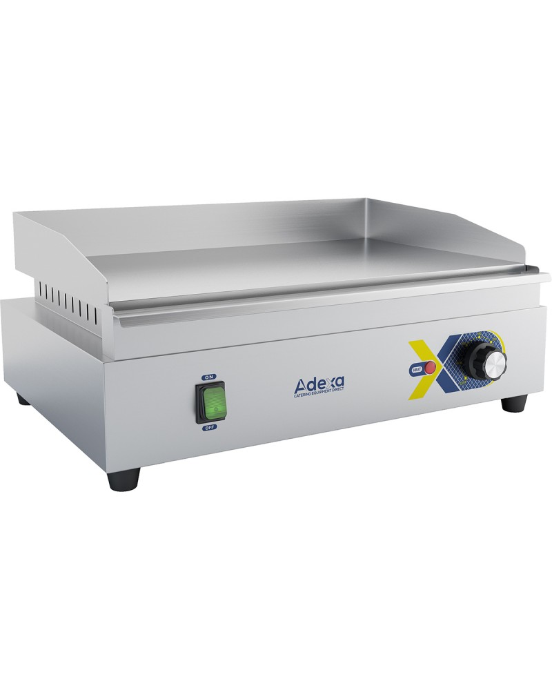 Commercial Griddle Smooth 550x417x240mm Chromed 2.4kW Electric | TurcoBazaar EG550D