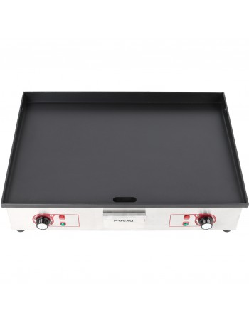 Commercial Griddle Smooth 730x500mm Enamelled plate 3kW Electric | TurcoBazaar EG7350