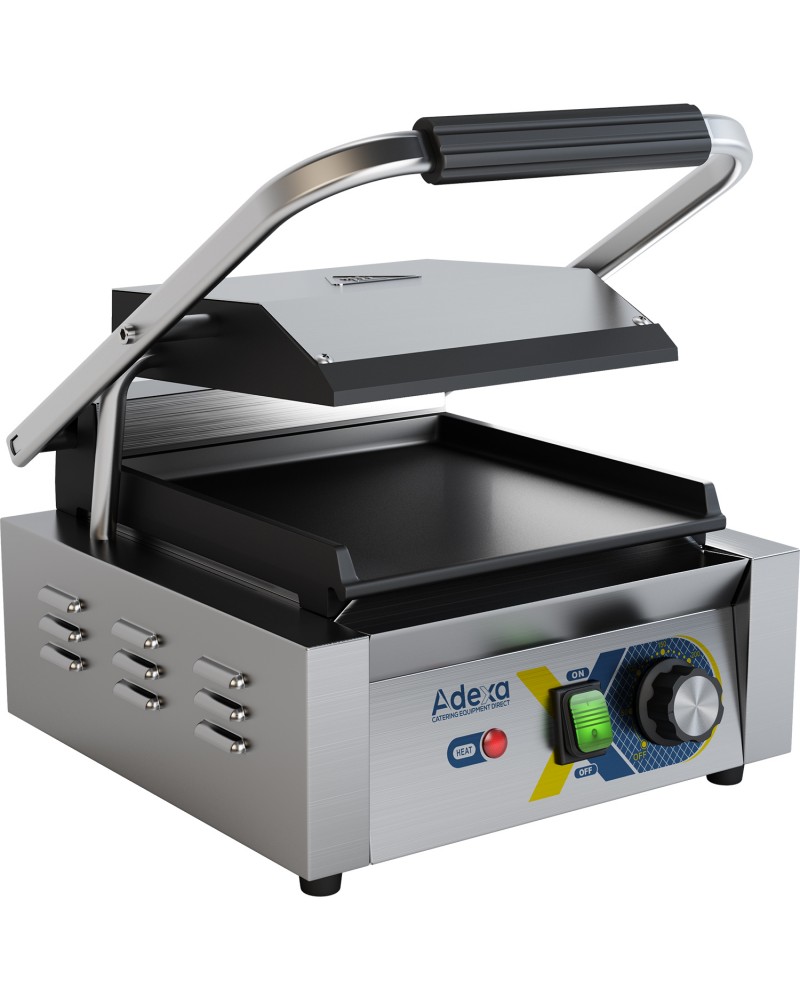 Heavy Duty Panini Contact grill Single Smooth | TurcoBazaar EGD10A