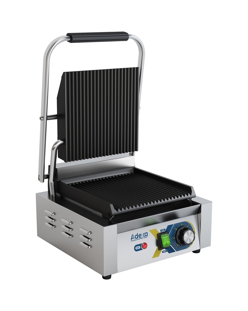 Heavy Duty Panini Contact grill Single Ribbed | TurcoBazaar EGD10C