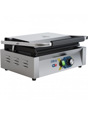 Heavy Duty Panini Contact grill Large Ribbed | TurcoBazaar EGD14C
