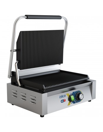 Heavy Duty Panini Contact grill Large Ribbed | TurcoBazaar EGD14C