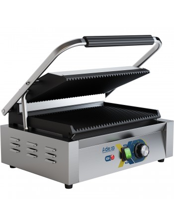 Heavy Duty Panini Contact grill Large Ribbed | TurcoBazaar EGD14C
