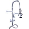 Pre Rinse Spray Unit with Swing faucet Deck mount Double inlet Height 600mm Stainless steel | TurcoBazaar EQ7801A08