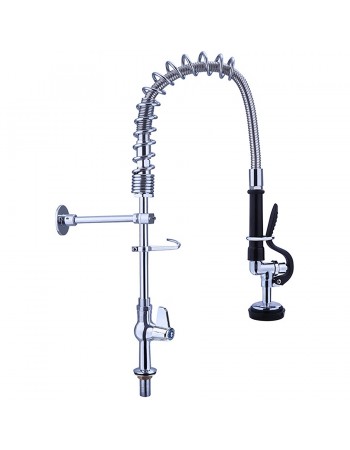 Pre Rinse Spray Unit Deck mount Single inlet Height 600mm Stainless steel | TurcoBazaar EQ7803A