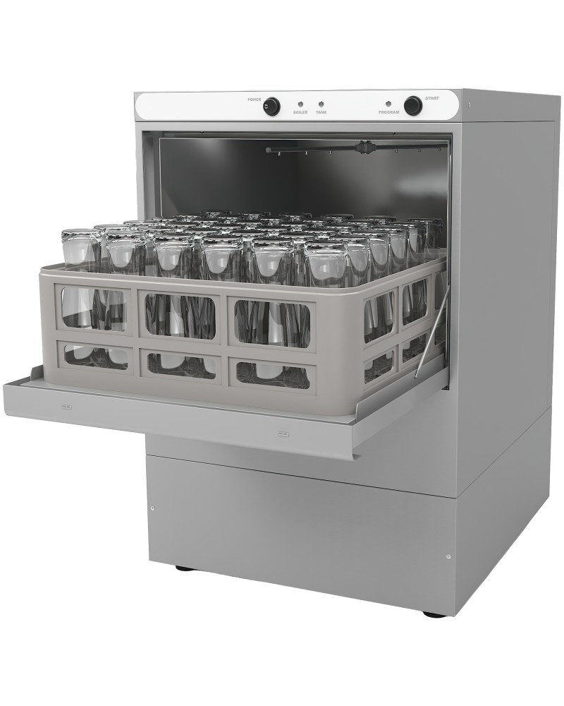 Commercial Glasswasher with 400mm Basket and Rinse, Detergent & Drain Pump | TurcoBazaar EVW18 - MADE IN EUROPE Commercial Glasswasher with 400mm Basket and Rinse, Detergent & Drain Pump | TurcoBazaar EVW18 - MADE IN EUROPE