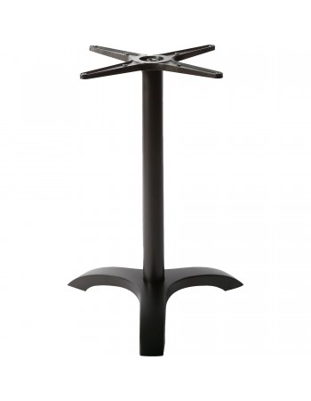 Black Cast Iron Table Base Tri-Leg 600x720mm | TurcoBazaar F008
